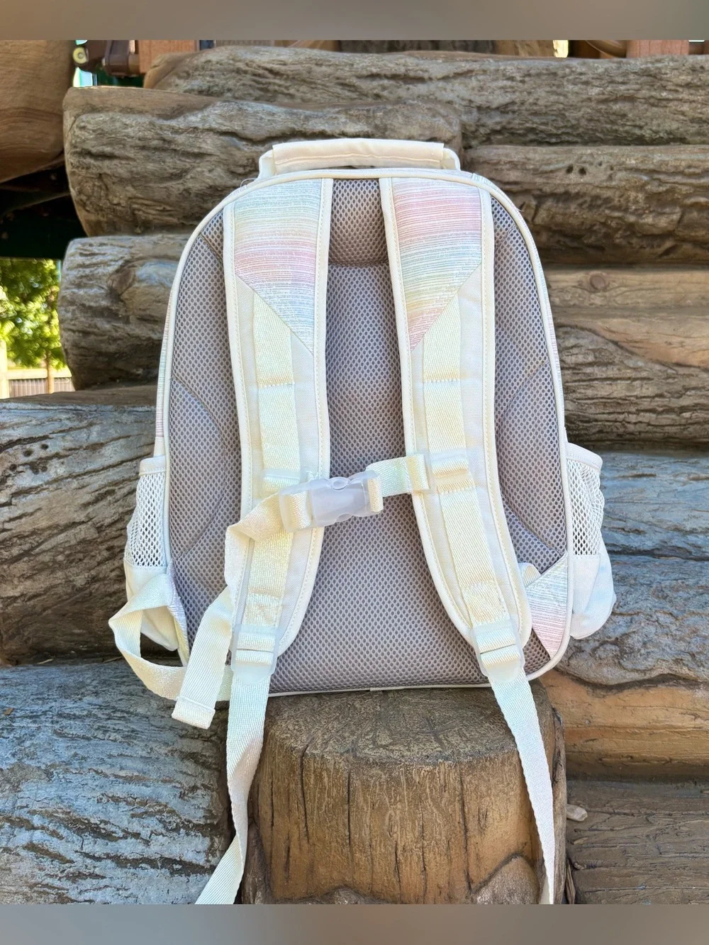 New Pottery Barn Mackenzie Metallic Ombre Backpack Size Small